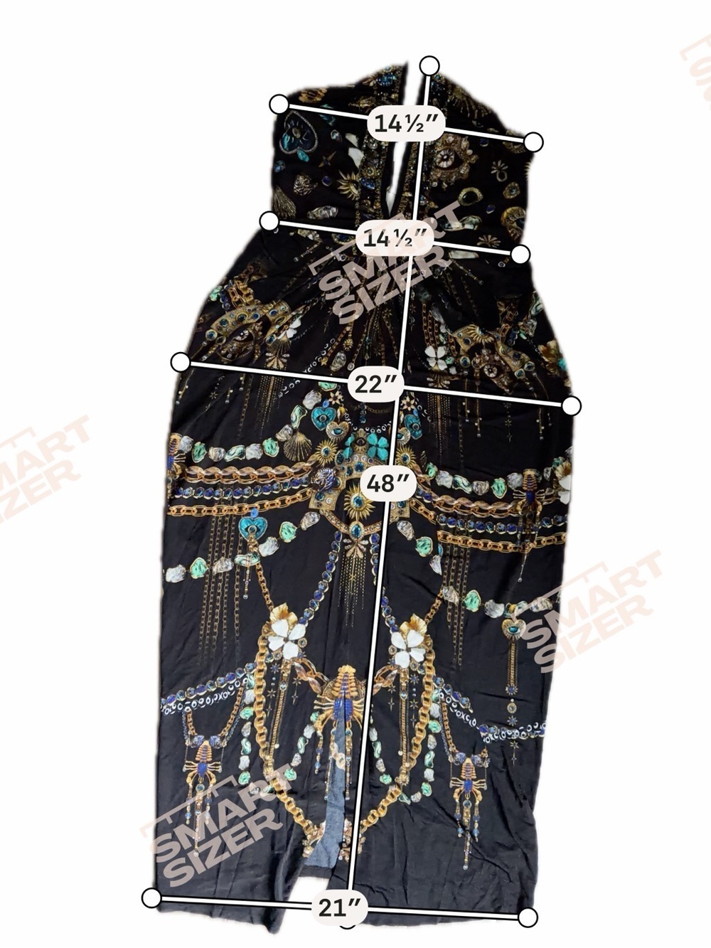 Camilla Amulets & Alchemy Print Gathered Jersey Halter Neck Dress Sz M  $650 NWT - Picture 13 of 13